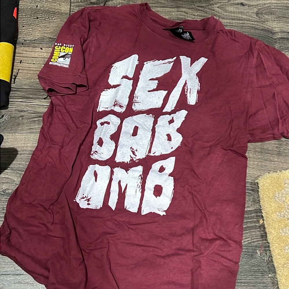 Scott Pilgrim vs the World promo SDCC tee Sex Babomb Edgar Wright